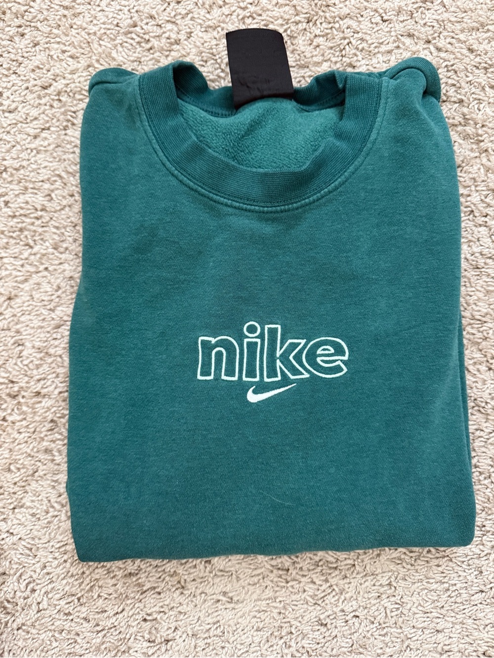 Nike womens Teal Green Crewneck Sweatshirt